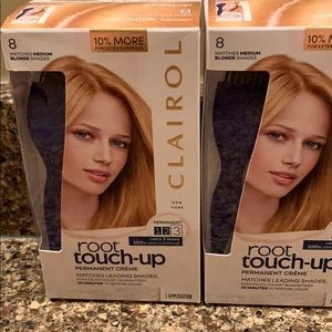 TWO Clairol Root Touch Up #8 Med Blond